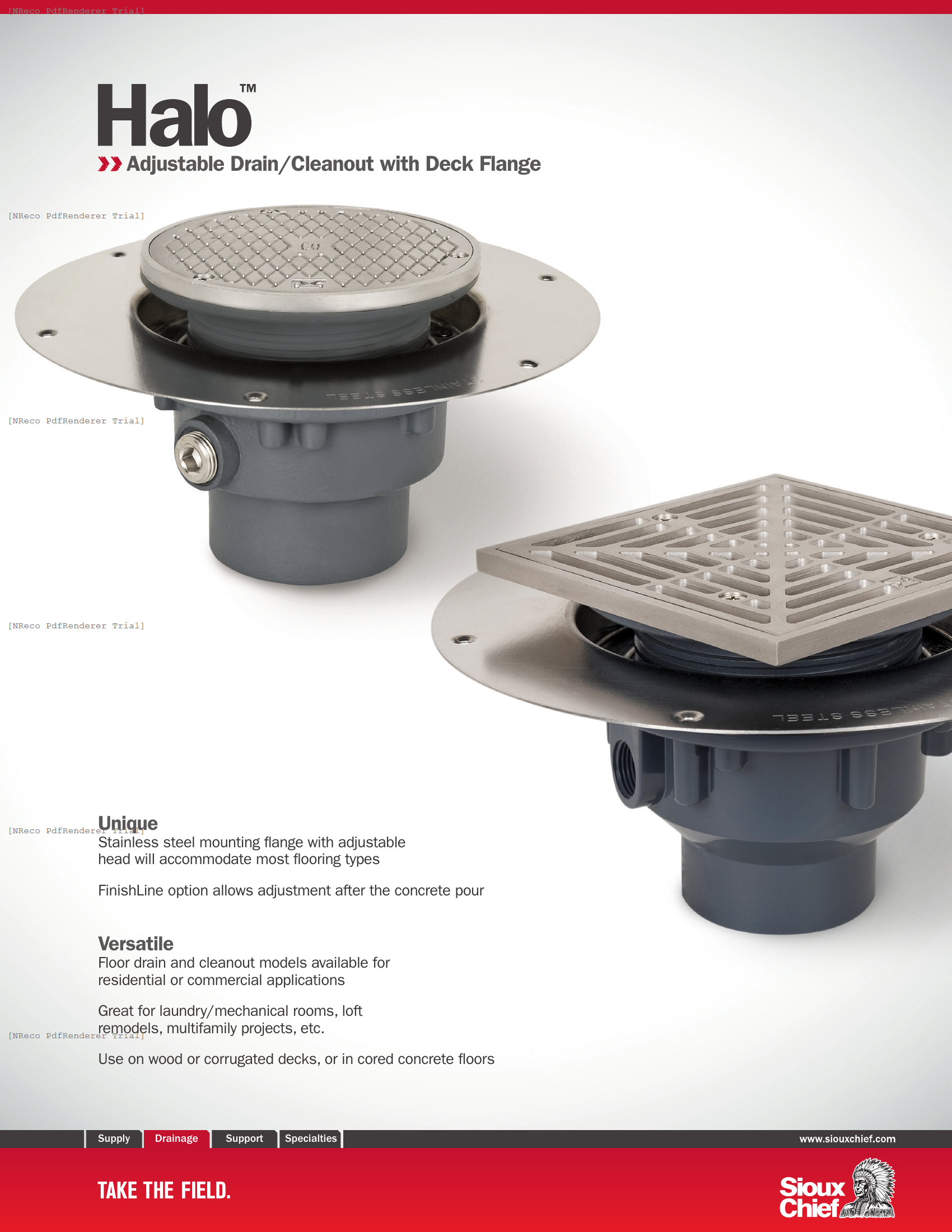 HALO - DRAINAGE SYSTEM - BROCHURE.PDF Brochure Document